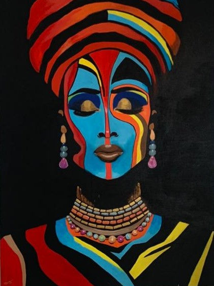 Rainbow African Lady