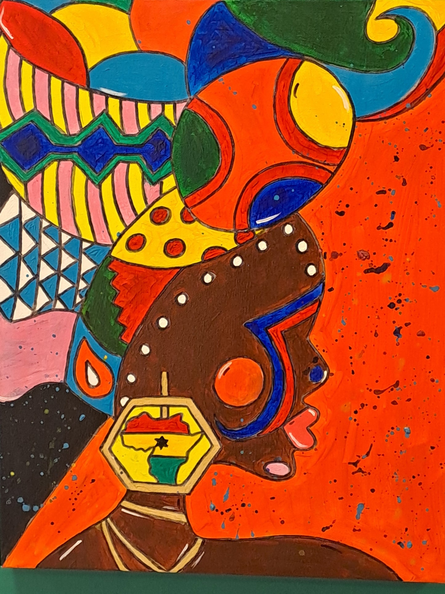 Afrocentric Pulse – Limited Edition Contemporary Cultural Art