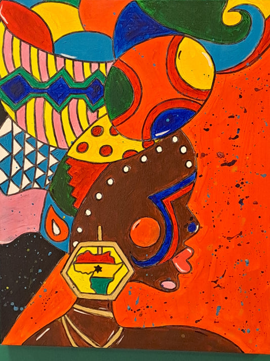 Afrocentric Pulse – Limited Edition Contemporary Cultural Art